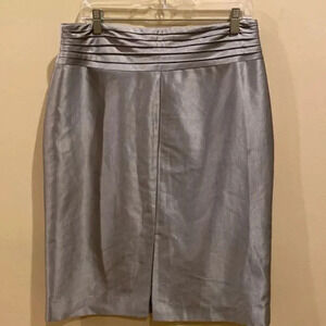 - Metro Style gray metallic skirt